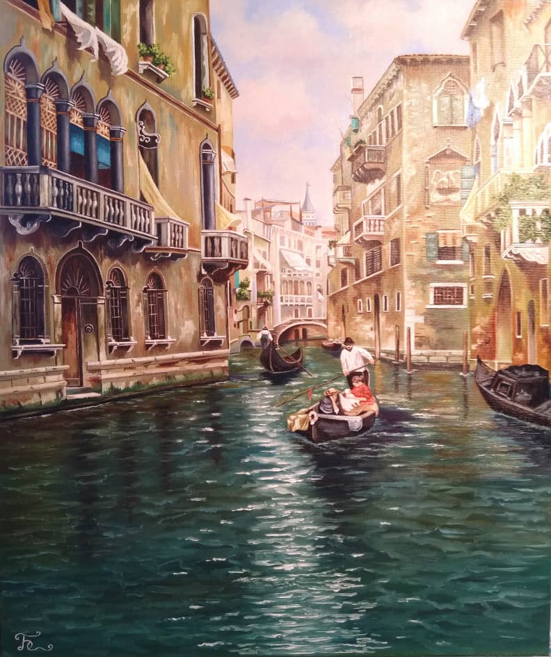 Венеция (по мот.раб.Мартина Риго Артего)