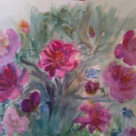 Пионы в саду