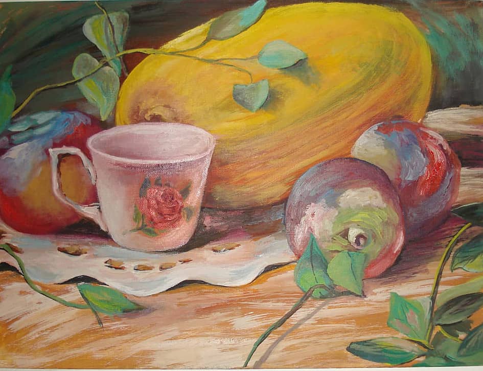 Натюрморт с овощами.