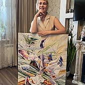 Ирис воздушный (4), художник Чернова Ольга