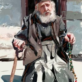 Старый монах