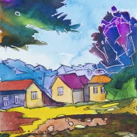 В деревне летом