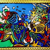 Рыбная тема, художник Елена А. Винокурова