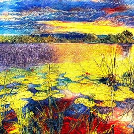 На рассвете.