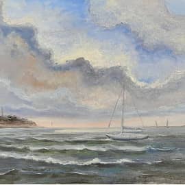 Облака. Пленэрная живопись ZhNataly