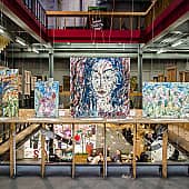 Картина Оперная певица Абстрактный портрет Екатерина Лебедева художник (3), художник Екатерина Лебедева