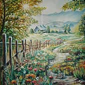 Яблоко на дороге.