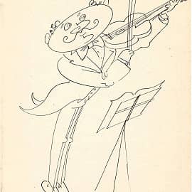 Скрипач (из серии-шутки "Обыкновенные чудики")