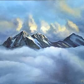 Горы в облаках