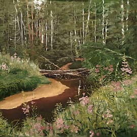 На лесной речке