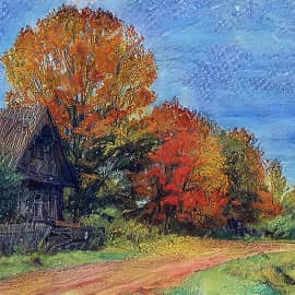 Осень в деревне.