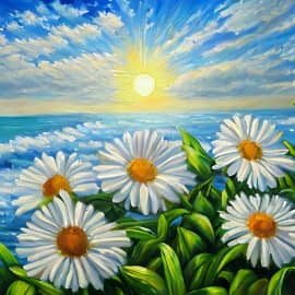 Из серии работ "Море, солнце и ромашки"