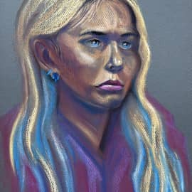 Портрет натурщицы 9.