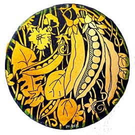 освещённые солнцем