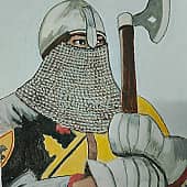 Портрет рыцаря в доспехах