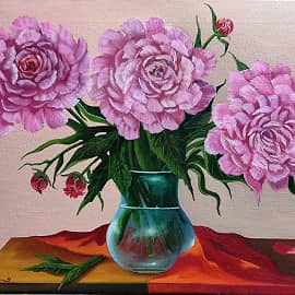 Цветы на столе