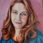 Портрет молодой женщины, художник Бутин Н.В.