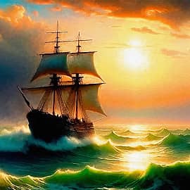 Морской пейзаж 5