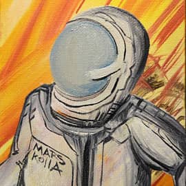 Космонавт. #Marskolla