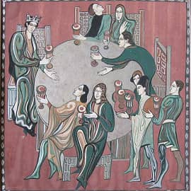 Средневековая сцена