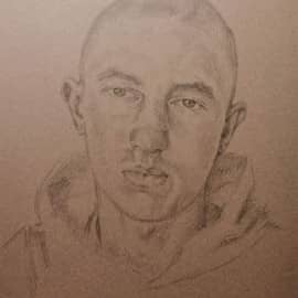 Портрет на заказ. Бумага А4. Карандаш.