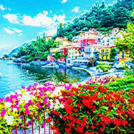 летнее море