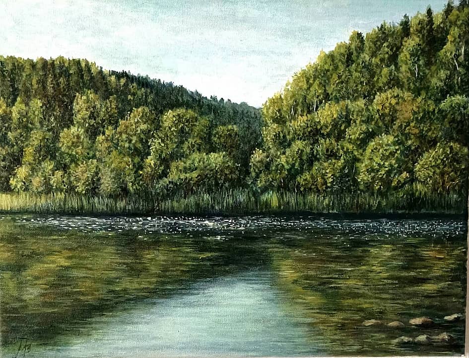 Утро на  реке Койве.