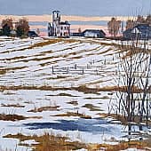 Покинутый храм. Из цикла"Тишины печать..."