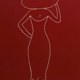 Дама в шляпе