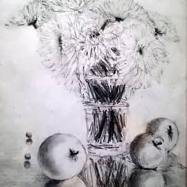 Натюрморт с яблоками