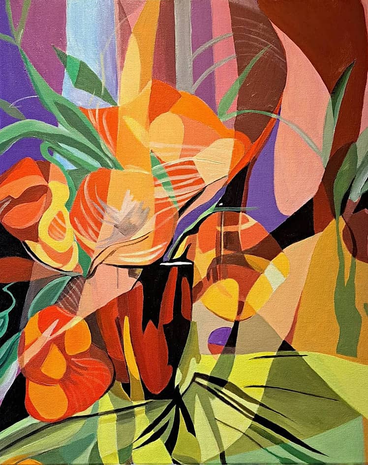 Абстракция цветы