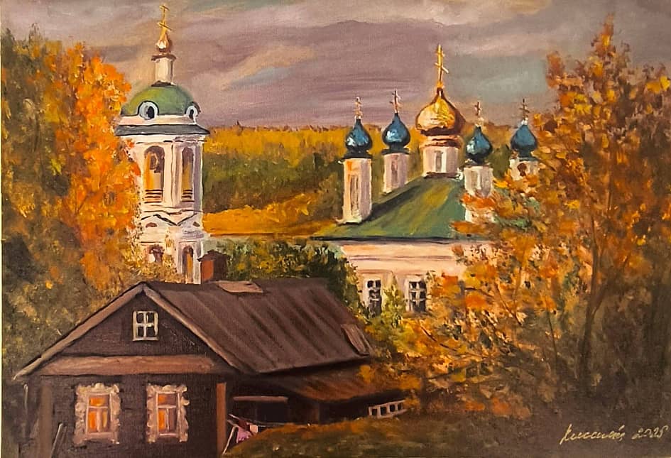 Плёс. Осень. Вечер.