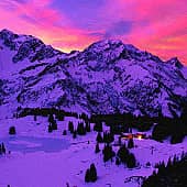 Закатные облака.