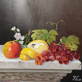 Натюрморт с лимоном