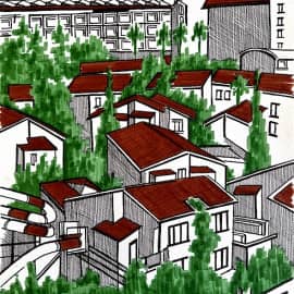 Сиде. Семейный отель. Скетч.