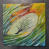 Дерево в траве. #Marskolla