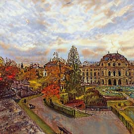 Дворцовый парк.