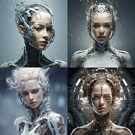 Нейросеть рисует себя