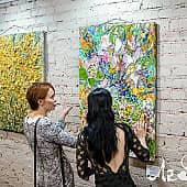 Картина Любовь и возрождение Абстрактные цветы живопись Екатерина Лебедева художник (11), художник Екатерина Лебедева