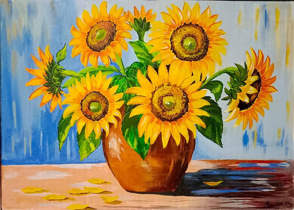 Подсолнухи