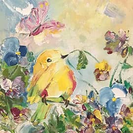 Райская птичка