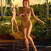 Вечерние купальщицы