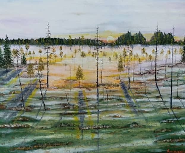 Утро на болоте