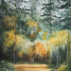"В осеннем лесу"