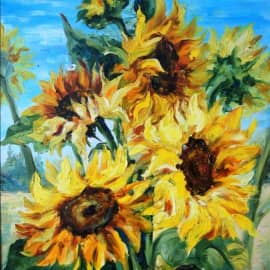 Подсолнухи