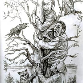 Страх загнал людей...