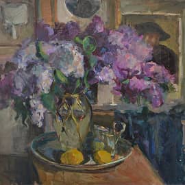 Сирень в мастерской