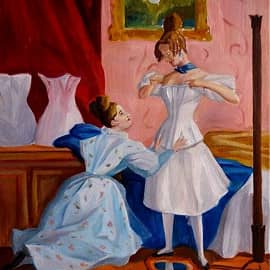 Примерка корсета