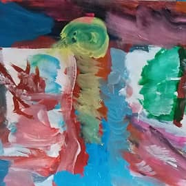 Зима возле ручья