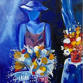 Женщина в Синем